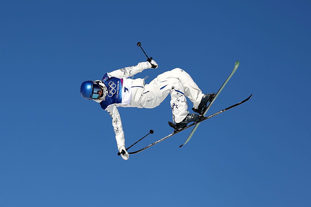 Eileen Gu of Team People's Republic of China participates in Slopestyle Training on day minus one of the Milano Cortina 2026 Winter Olympic games at Livigno Snow Park on February 05, 2026 in Livigno, Italy.